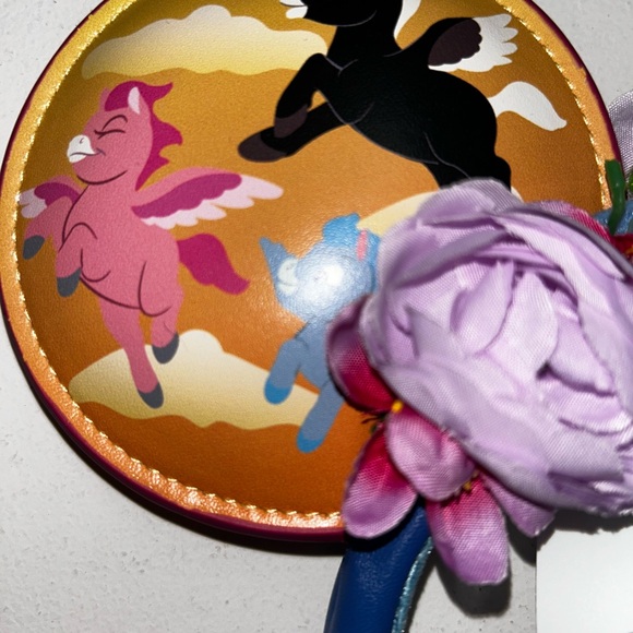 Colorful Disney Fantasia 85th Anniversary Headband with Floral Accents - Picture 2 of 7